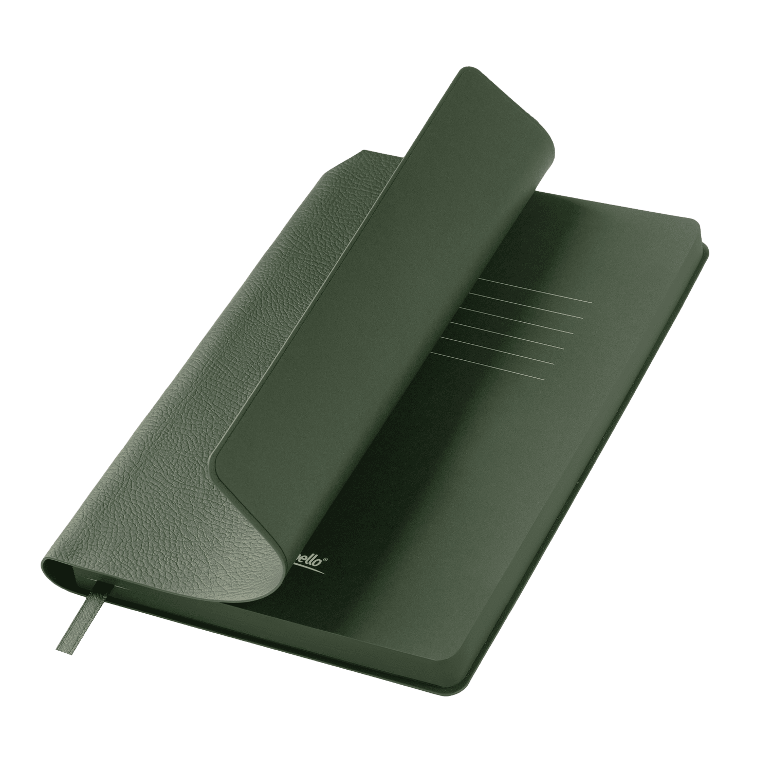 Ежедневник Молто (Molto) недатированный, зеленый для бизнеса