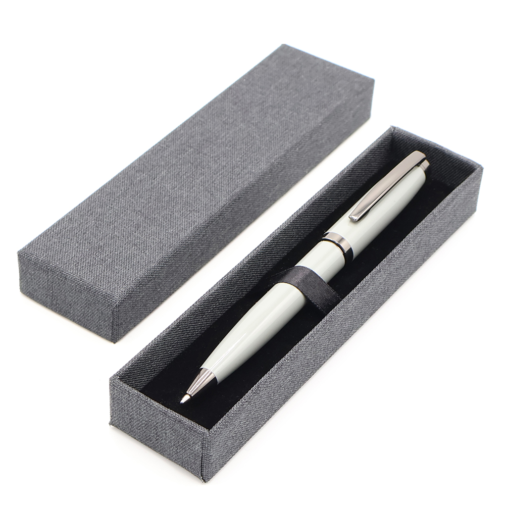 Ручка Betty в коробке Collin, белая для бизнеса