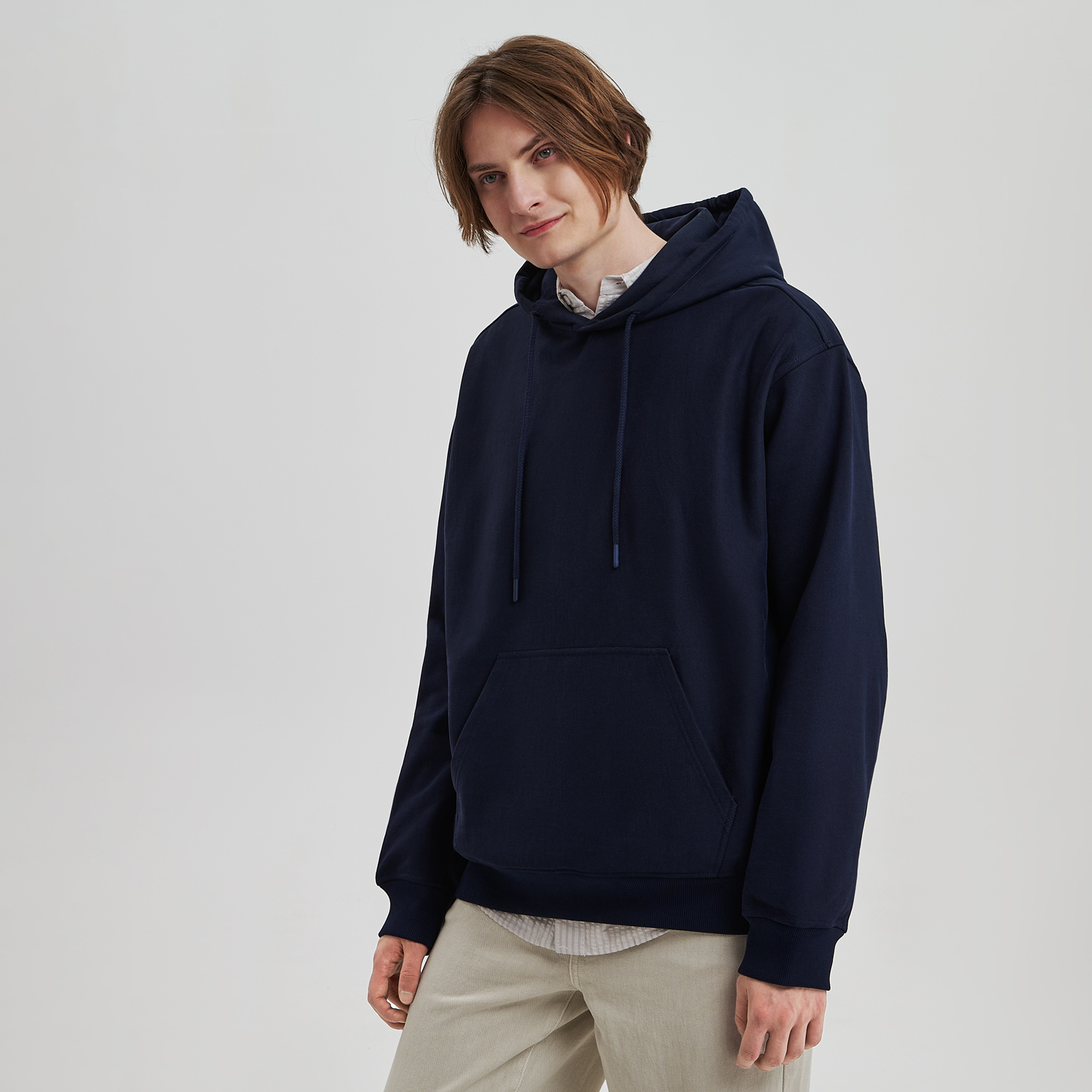 Худи релакс унисекс Адвенче (Adventure), темно-синий, размер 3XL/4XL для бизнеса