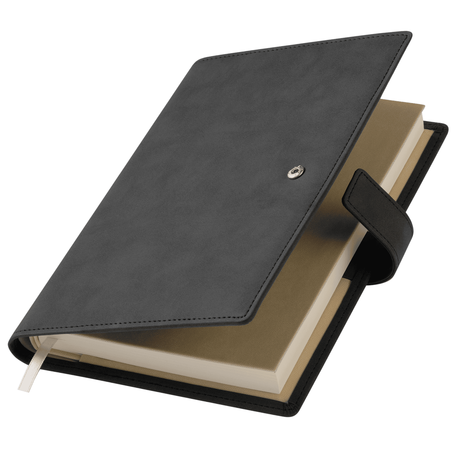 Ежедневник-портфолио Роял (Royal NEO) недатированный в подарочной коробке, черный для бизнеса