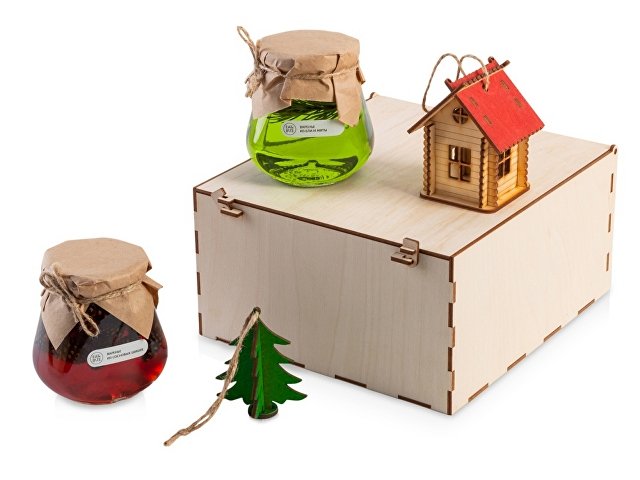 Подарочный набор «Decoration Deluxe» 2.0 с двумя видами варенья, натуральный для бизнеса