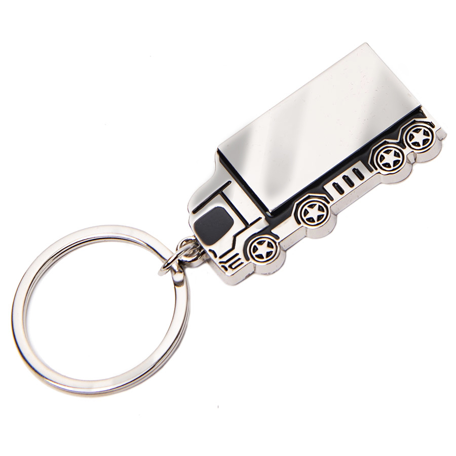 Брелок TITAN TRUCK; 5,4 x 2,7 x 0,4 см; металл для бизнеса