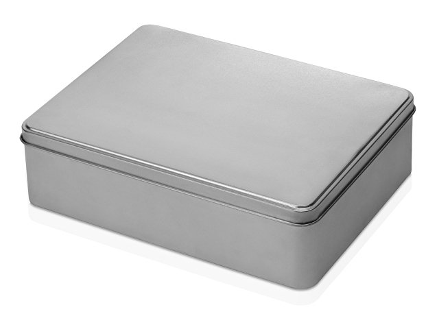 Коробка прямоугольная, серебристый для бизнеса