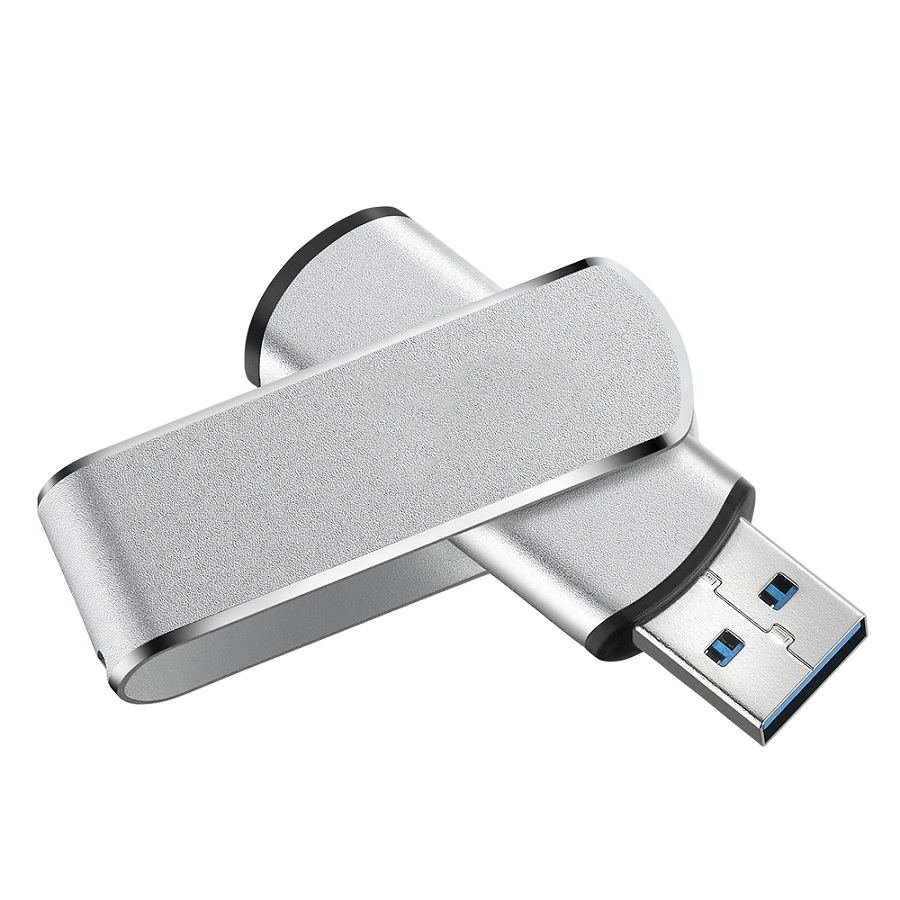 USB flash-карта SWING METAL, 64Гб, алюминий, USB 3.0 для бизнеса