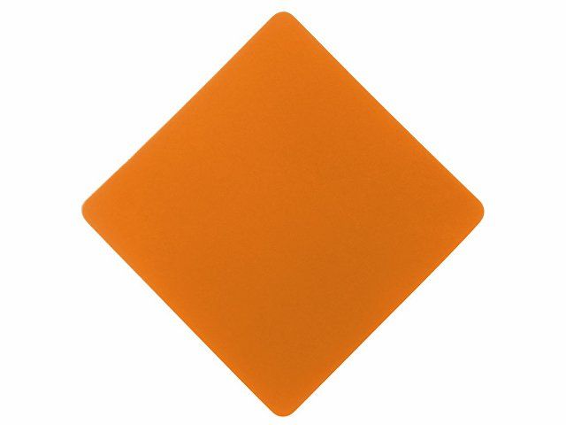 ПАТЧ РОМБ soft-touch (оранжевый) 7,6 х 7,6 см