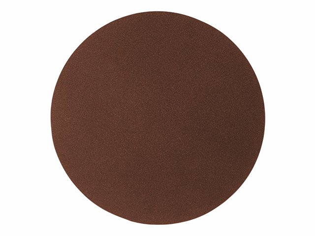 ПАТЧ КРУГ nubuk (коричневый ) 6,0 х 6,0 см