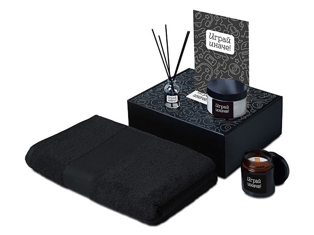 Подарочный набор «Re:y. Care» с полотенцем, солью для ванны и диффузором для бизнеса