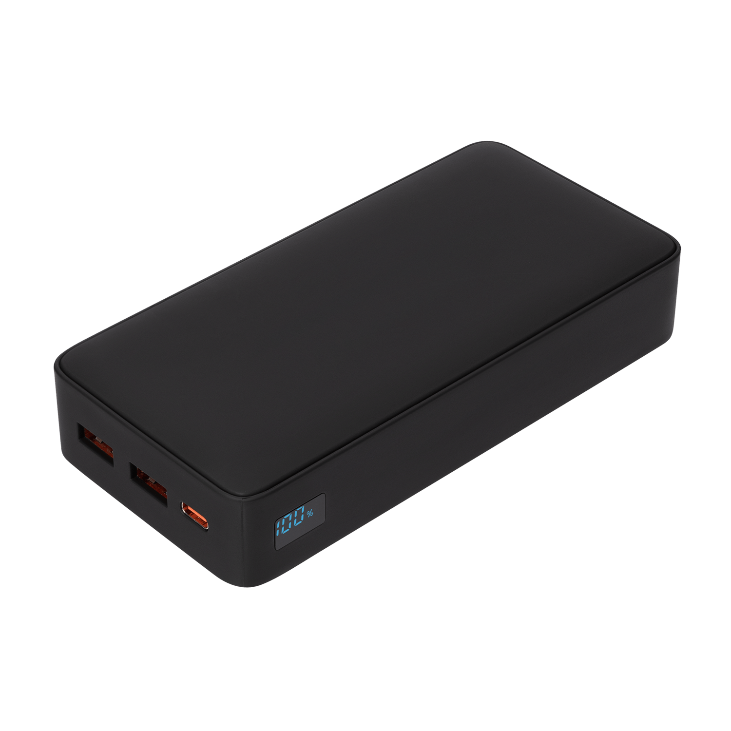 Внешний аккумулятор с подсветкой Анкор Плюс PD (Ancor PD Plus) 20000 mAh, черный для бизнеса