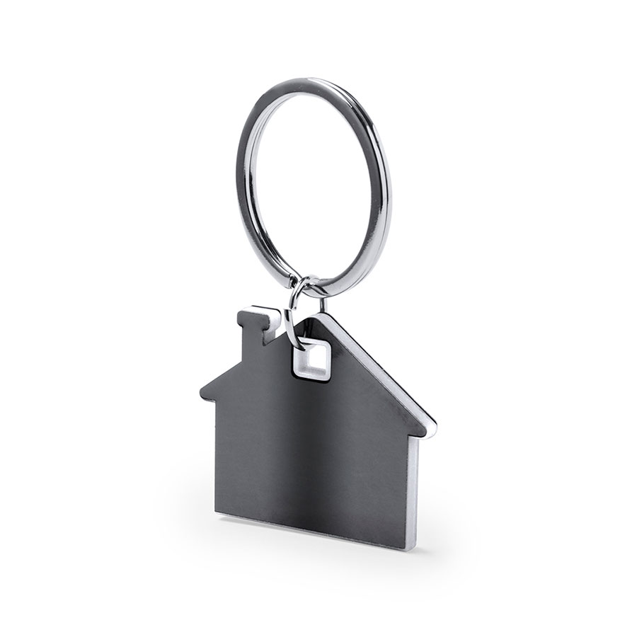 Брелок ZOSIN, нержав. сталь, белый, 4.2 х 3.7 х 0.4см для бизнеса