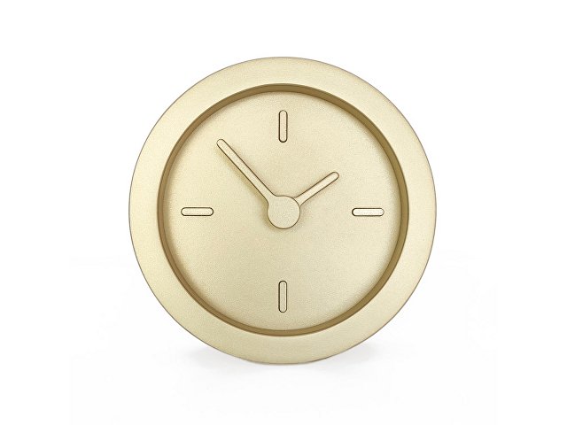 Часы настольные "Sarah" XXS, золотистые для бизнеса