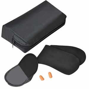 Набор "Счастливого полета!": повязка на глаза, беруши и носки  для бизнеса