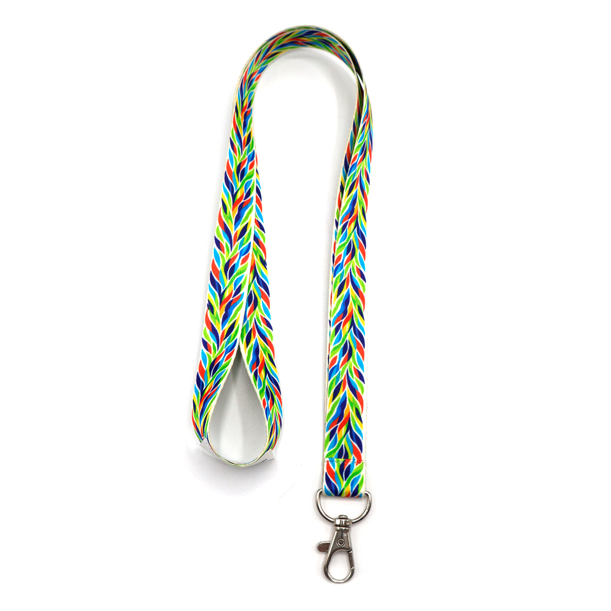 Ланъярд полноцветный Флоу с карабином, 20 мм для бизнеса