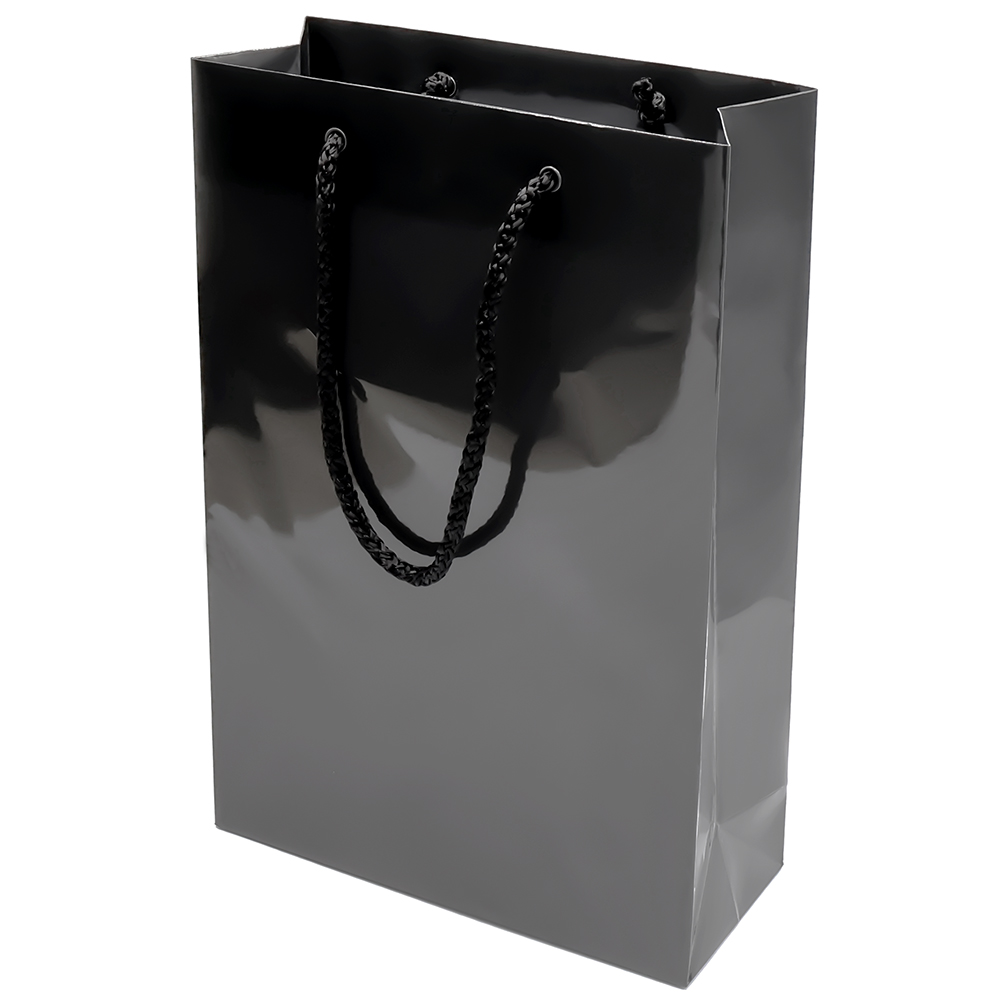 Пакет из бумаги Expand, Чёрный для бизнеса