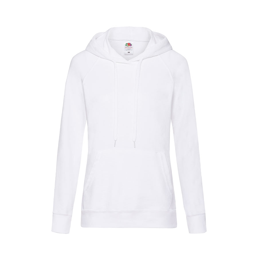 Толстовка женская без начеса LIGHTWEIGH HOODED SWEAT 240 для бизнеса