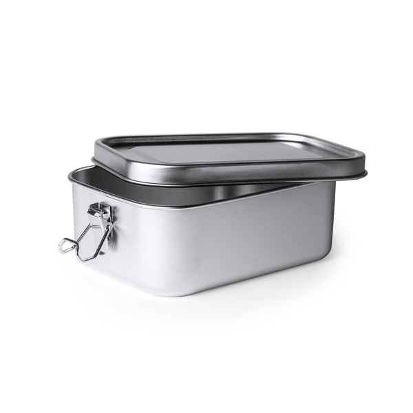 Ланчбокс (контейнер для еды) BRENA, Серебро для бизнеса