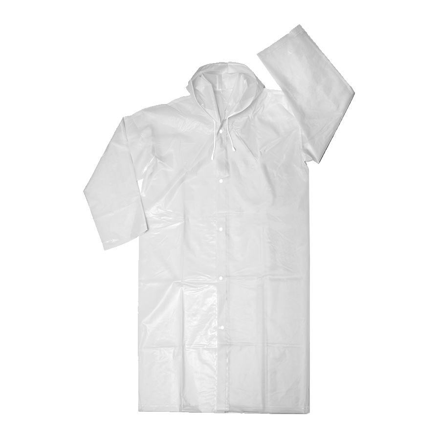 Дождевик "Pure" белого цвета , 68 х 118 см. материал этиленвинилацетат для бизнеса