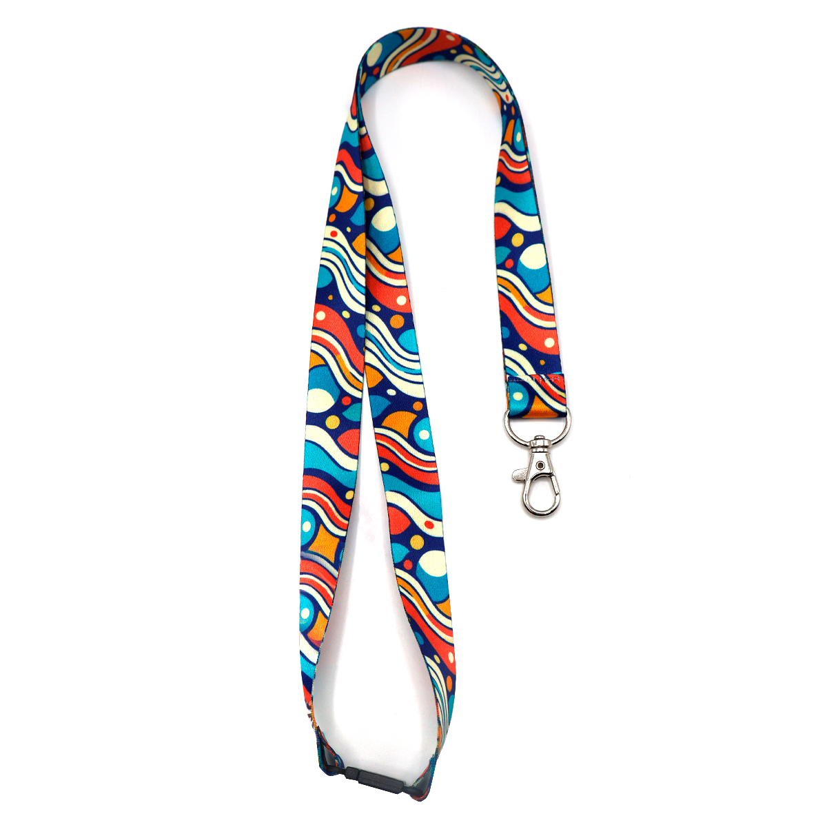 Ланъярд полноцветный Флип с карабином и замком безопасности, 15 мм для бизнеса
