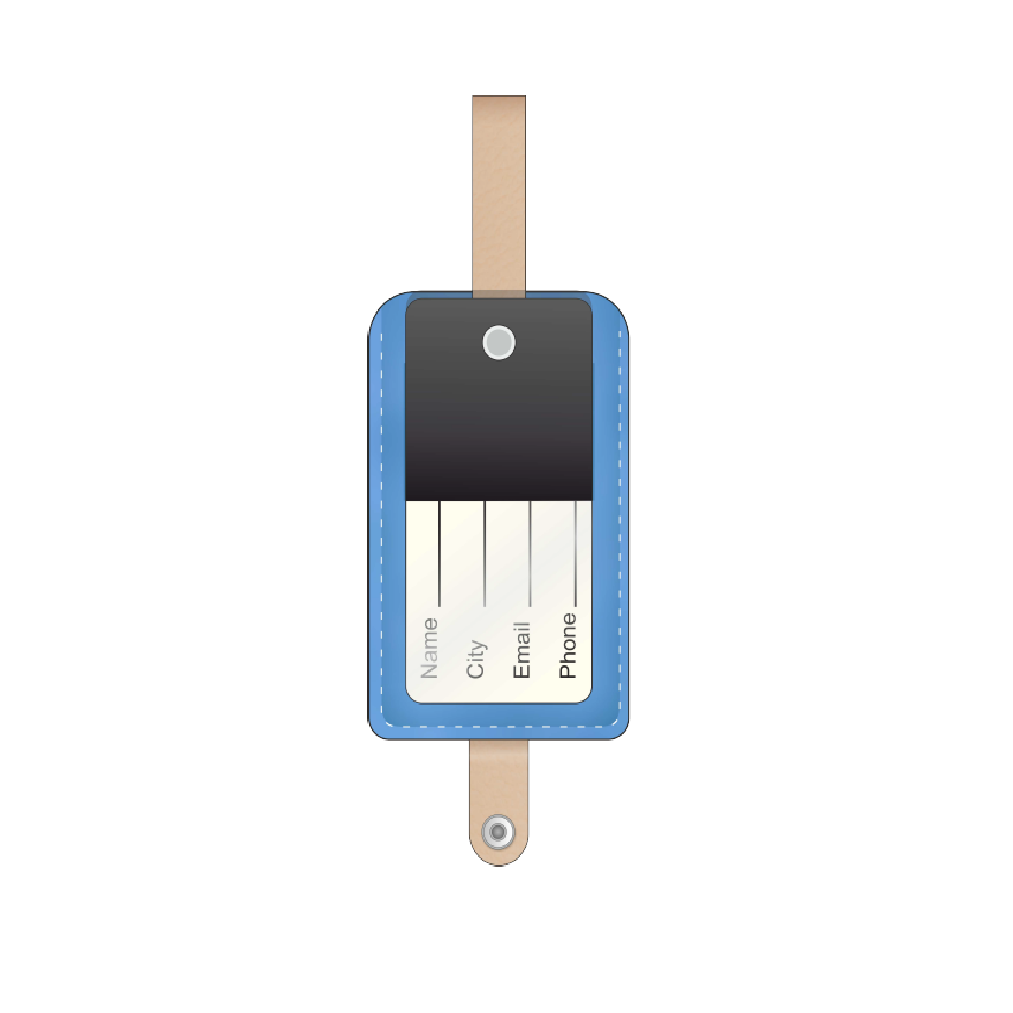 Бирка на чемодан Кантри (Country). Под заказ для бизнеса