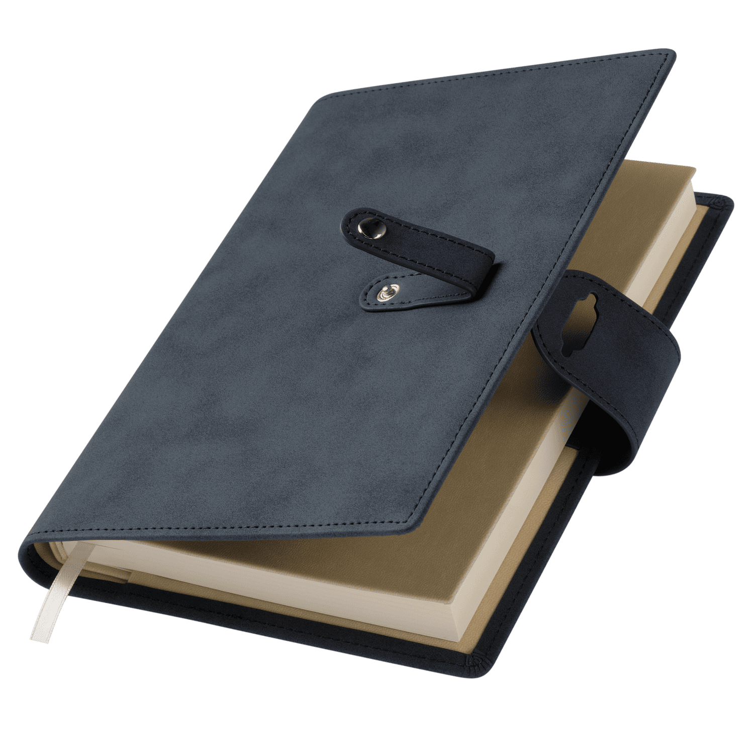 Ежедневник-портфолио Пассаж (Passage NEO) недатированный в подарочной коробке, синий для бизнеса