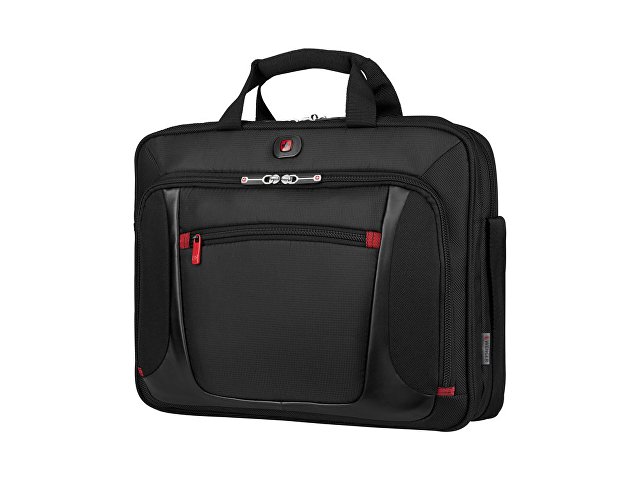Портфель для ноутбука 15'' WENGER Sensor, черный, полиэстер/ПВХ, 40 x 15 x 33 см, 9 л для бизнеса