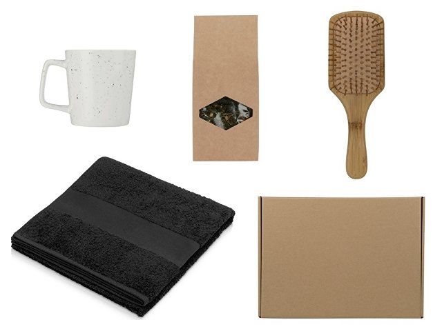 Подарочный набор для ванны с полотенцем, расческой и кружкой для бизнеса