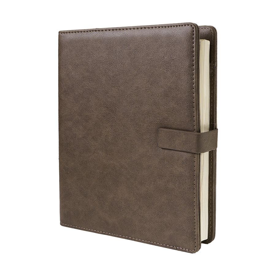 Ежедневник недатированный Coach, B5, коричневый, кремовый блок, подарочная коробка для бизнеса