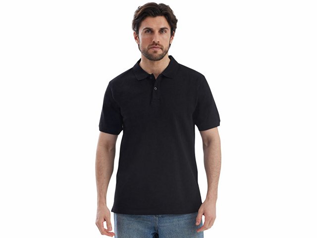 Рубашка поло «Dubai» мужская, черный