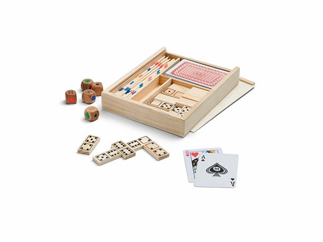 PLAYTIME. Игровой набор, 4 в одном, Натуральный светлый для бизнеса