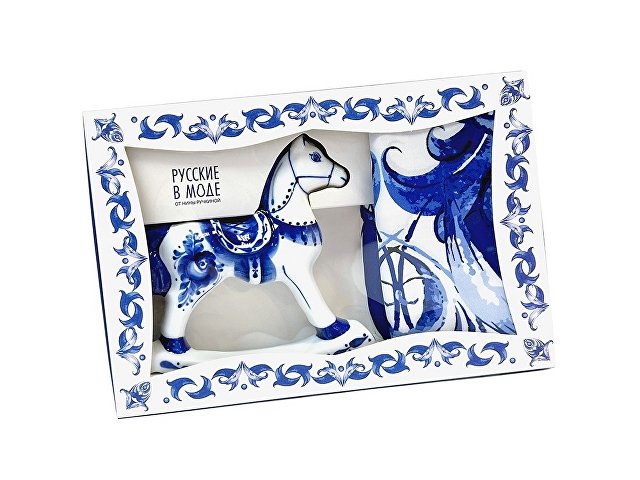 Подарочный набор «Гжель» для бизнеса