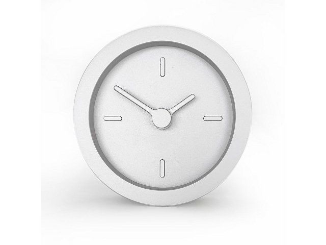 Часы настольные "Sparky" XXS, серебристые