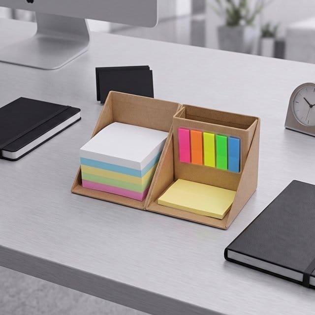 Настольная подставка с блоком для записей "Desk" для бизнеса