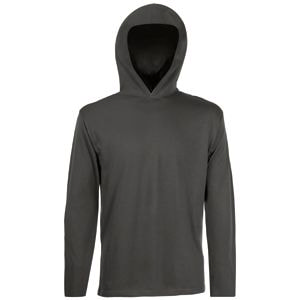 Футболка мужская "Long Sleeve Hooded T" для бизнеса