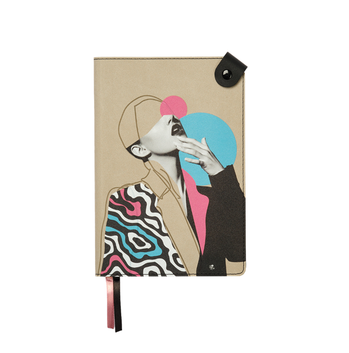 Ежедневник Пьюр (Pure) недатированный, бежевый для бизнеса