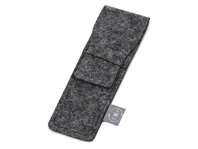 Футляр для ручек из RPET-фетра "Felt", серый для бизнеса