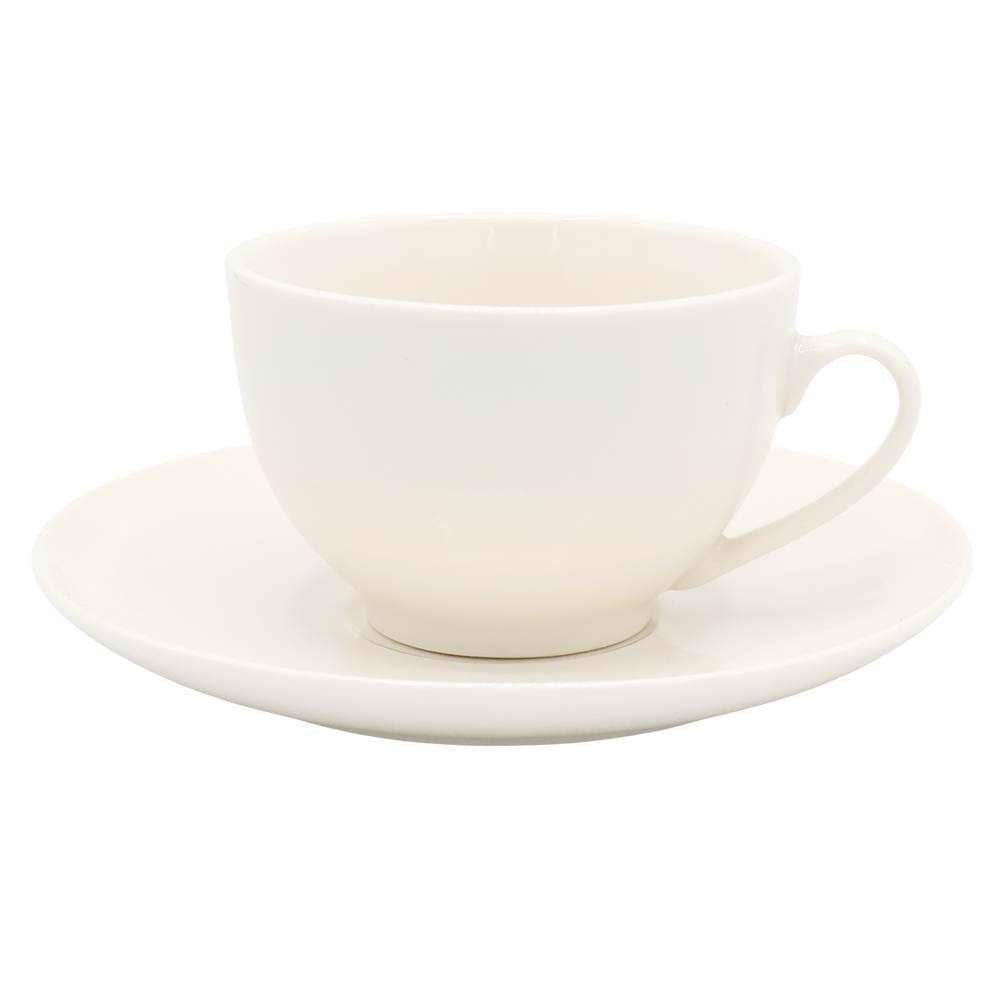 Чайная пара Swan, белая для бизнеса