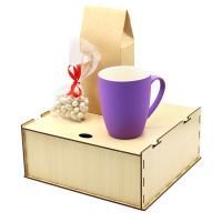 Подарочный набор Родни, фиолетовый (черный чай)