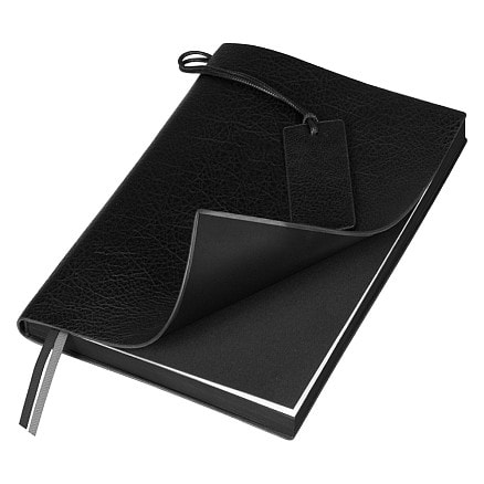 Ежедневник Flexy Foggia Leatherette B5, темно-синий, недатированный, в гибкой обложке в подарочной коробке для бизнеса