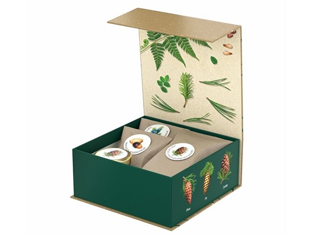 Подарочный набор c чаем "С сосновым годом!" для бизнеса