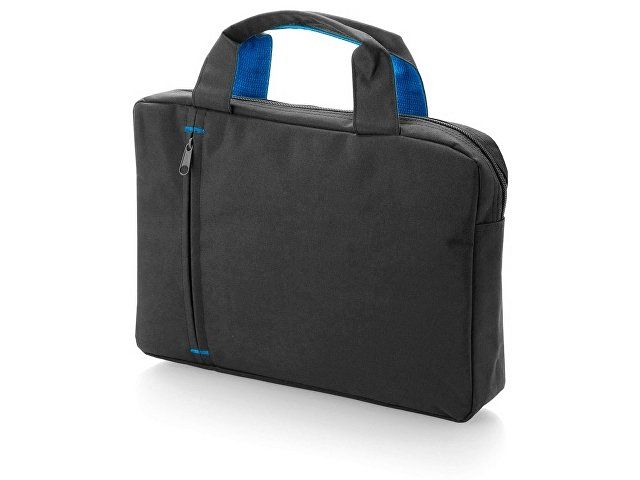 Сумка для документов "Troit", серо-синий/ярко-синий