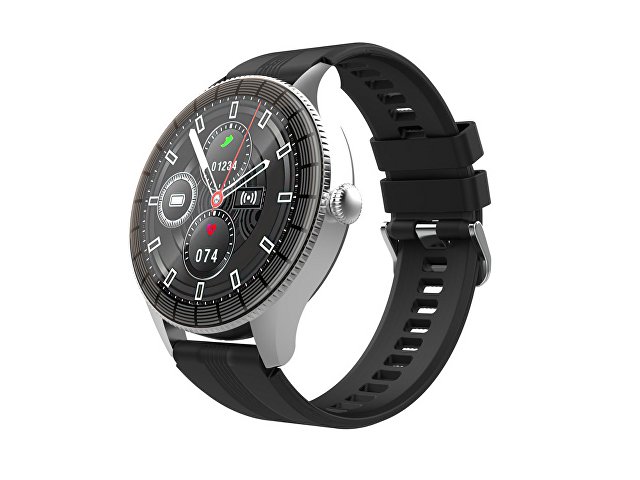 Умные часы HIPER IoT Watch GTR, черный/голубой для бизнеса