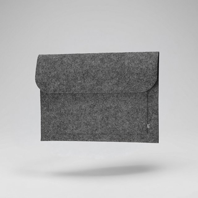 Чехол Felt для планшета 14'' из RPET- фетра, серый для бизнеса