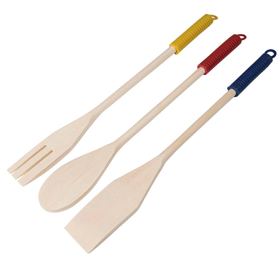 Комплект лопаток KUSINA, 11х32х1 см, дерево для бизнеса