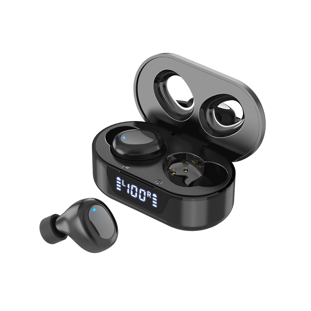 Наушники беспроводные  Bluetooth Gubber TW16, черные для бизнеса