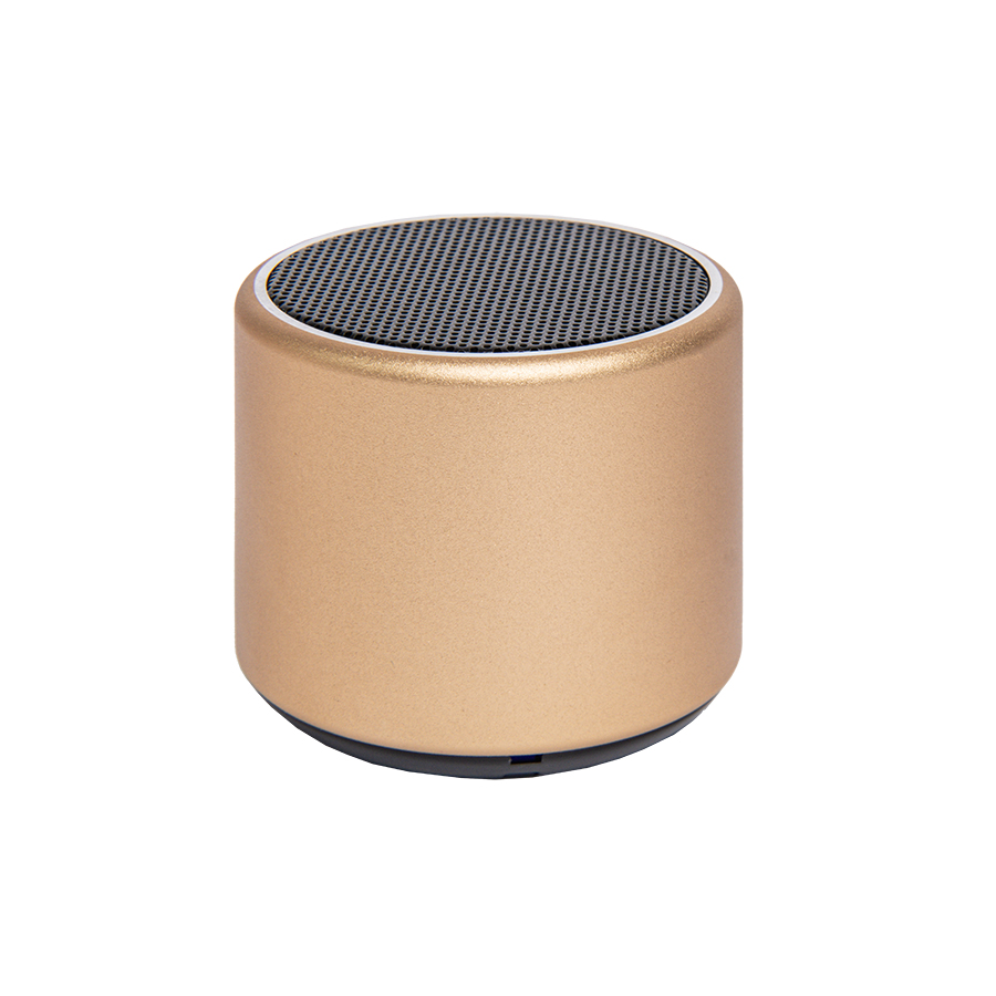 Портативная mini Bluetooth-колонка Sound Burger "Roll" золото для бизнеса