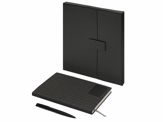 Подарочный набор "Bradburry &Co" с блокнотом А5 и ручкой, черный для бизнеса