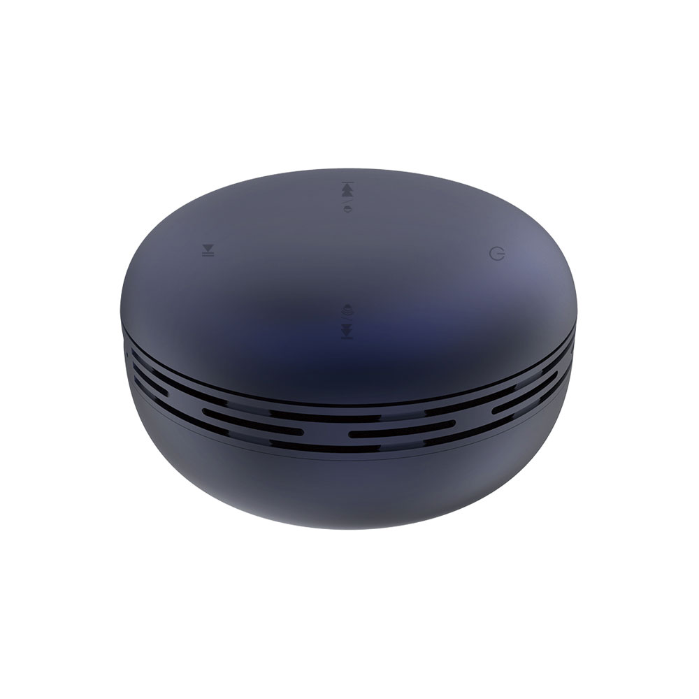 Беспроводная Bluetooth колонка Burger Inpods TWS софт-тач, темно-синяя для бизнеса