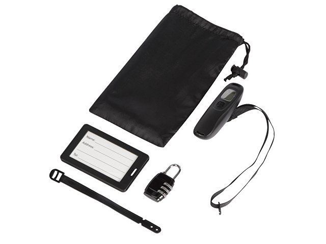 Набор для путешествия: весы, замок, бирка "World" для бизнеса