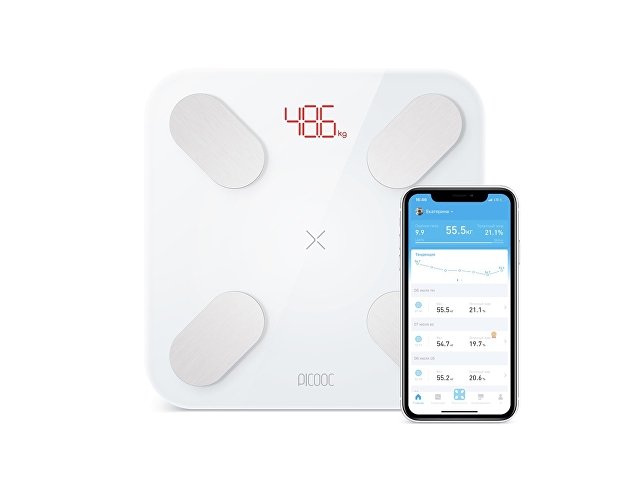 Умные диагностические весы Picooc Mini Pro V2 (6924917717377), белый для бизнеса