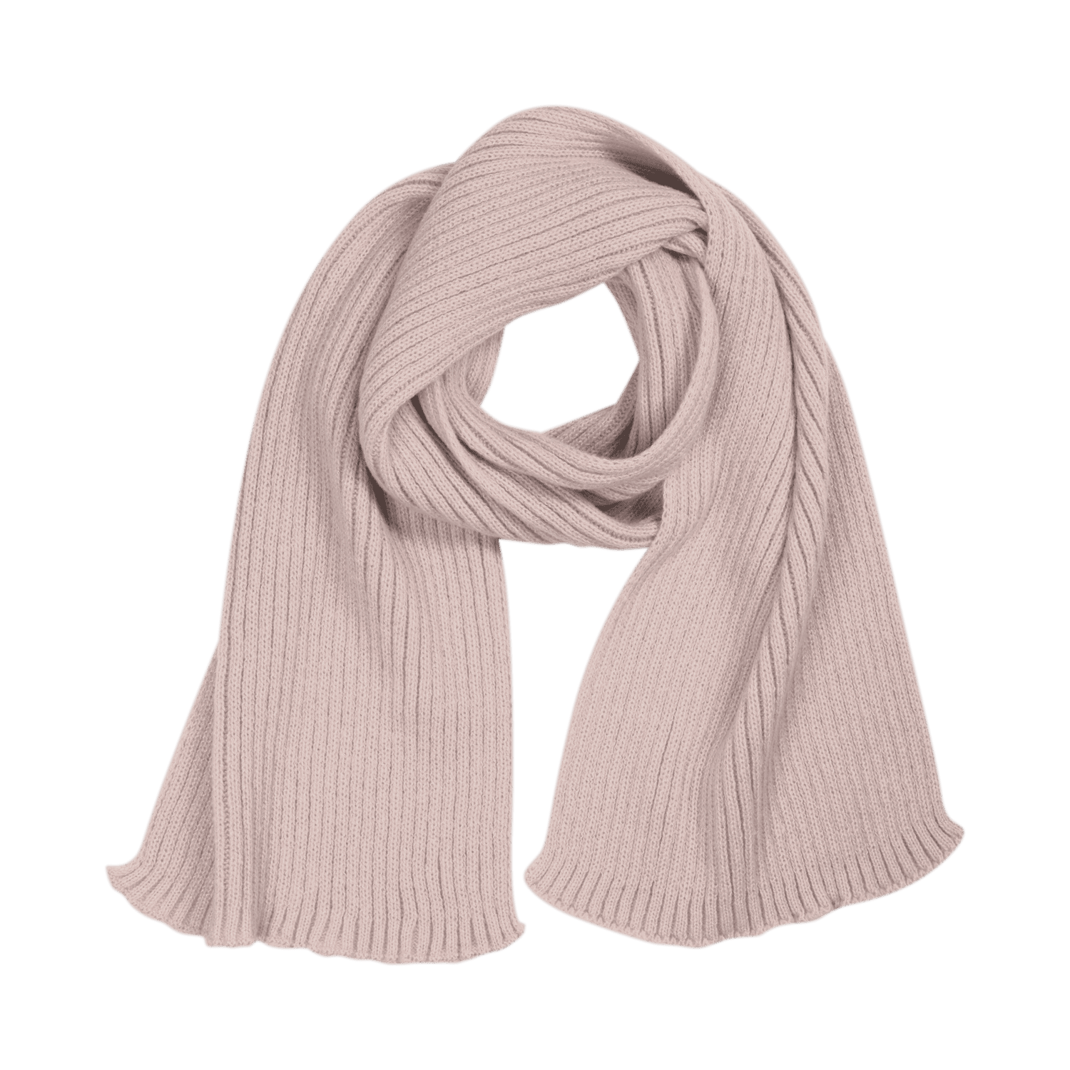 Шарф Форгес (Forges) вязаный, дымчато-розовый для бизнеса