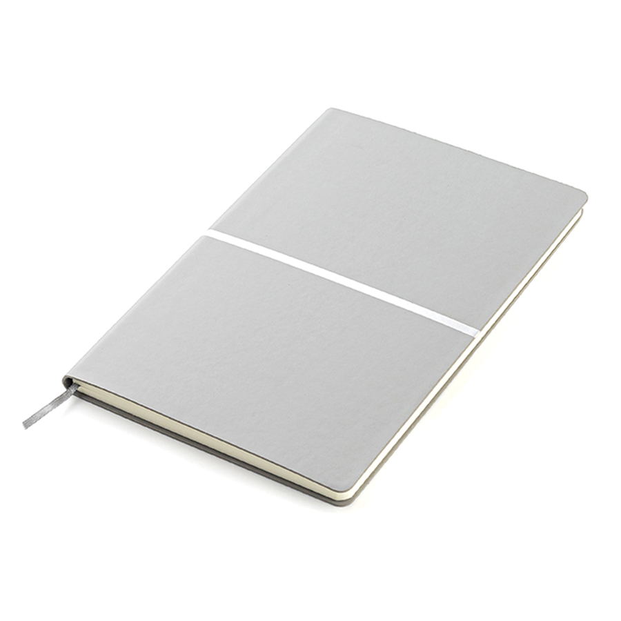 Ежедневник A5 недатированный Equator в мягком переплёте, чёрный с серебристым для бизнеса